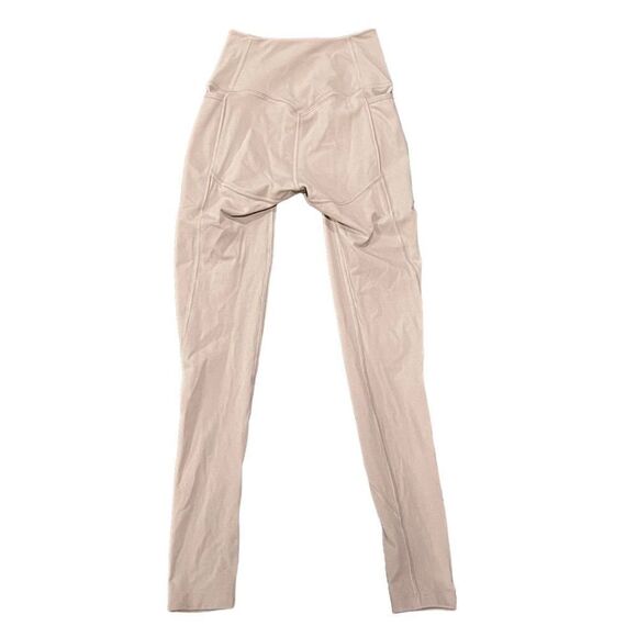 Gymshark Speed Leggings w/ Side Pockets in Pink Mauve Taupe Sz XS - Picture 2 of 5